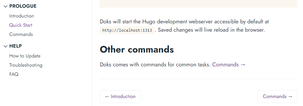 Doks Page Order